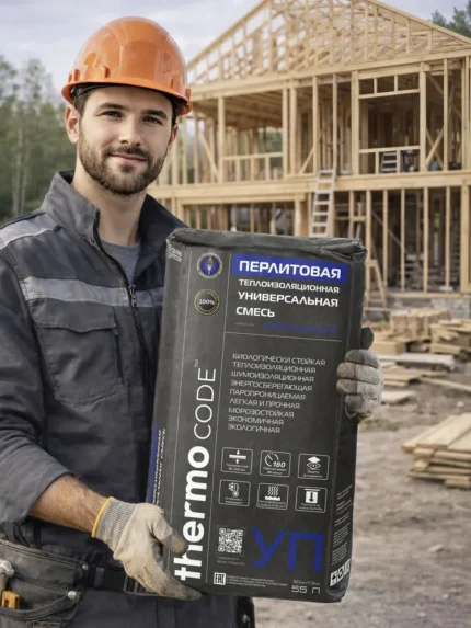 Теплоизоляционная универсальная смесь перлитовая ThermoCODE(Термокод)-УП